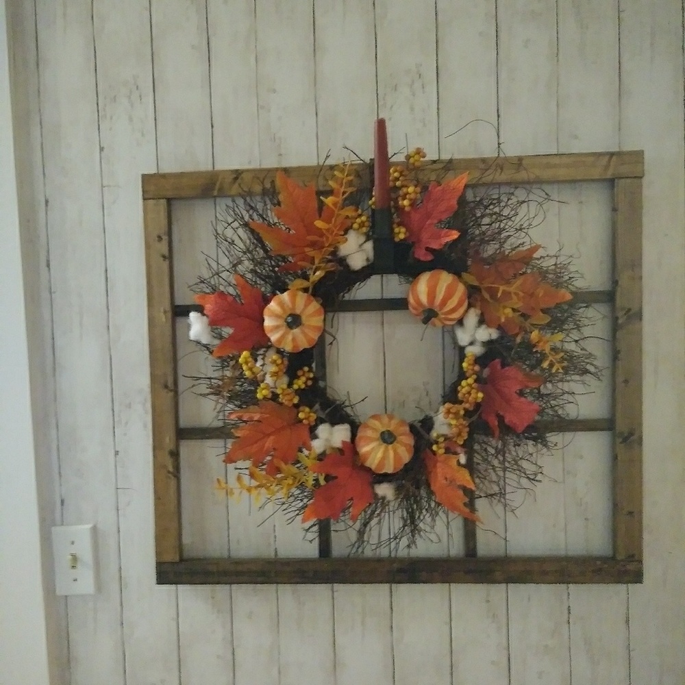 Rustic Faux Farmhouse Window